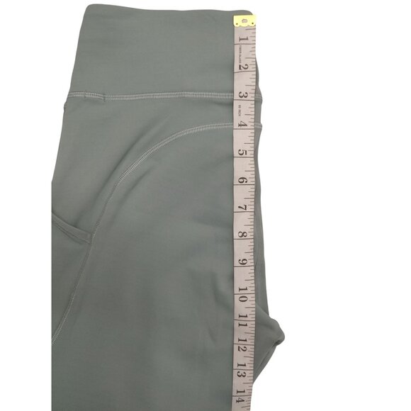 Lululemon High-Rise Crop Leggings Size 8 Sage Green - Picture 7 of 10